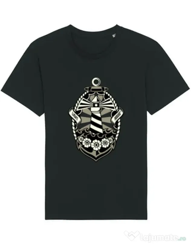 Tricou STANLEY STELLA barbat Lighthouse Negru