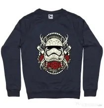 Bluza ADLER barbat Sugar Skull Trooper Denim inchis