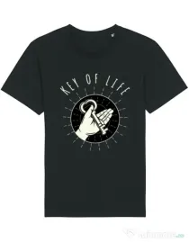 Tricou STANLEY STELLA barbat Key Of Life Negru