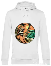 Hoodie barbat cu gluga Have a Nice Day Alb
