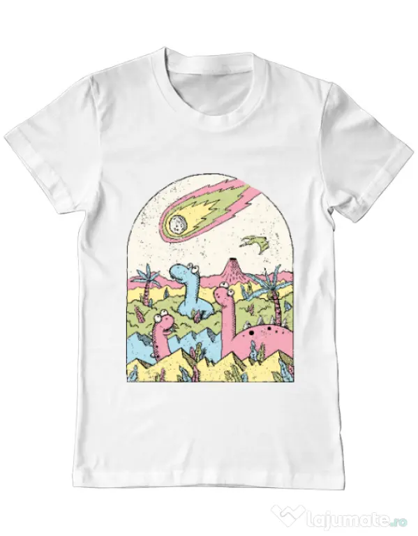 Tricou ADLER barbat Asteroid Alb