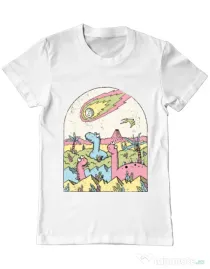 Tricou ADLER barbat Asteroid Alb