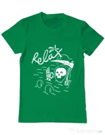 Tricou ADLER barbat Relax Verde mediu