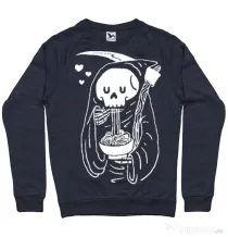 Bluza ADLER barbat Ramen Reaper Denim inchis
