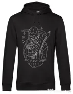 Hoodie barbat cu gluga OK But First Coffee Negru