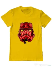 Tricou ADLER barbat Helltrooperboy Galben