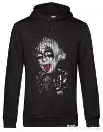 Hoodie barbat cu gluga Albert Rockeinstein Negru