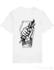 Tricou STANLEY STELLA barbat Work or Die Alb