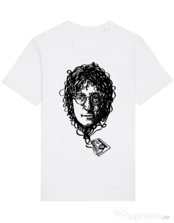 Tricou STANLEY STELLA barbat Imagine Cassette Alb
