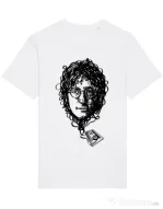 Tricou STANLEY STELLA barbat Imagine Cassette Alb