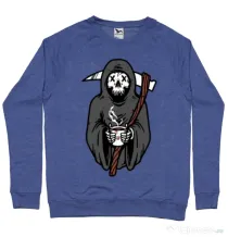 Bluza ADLER barbat Coffee Reaper Albastru melanj