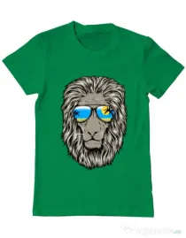 Tricou ADLER barbat King of Summer Verde mediu