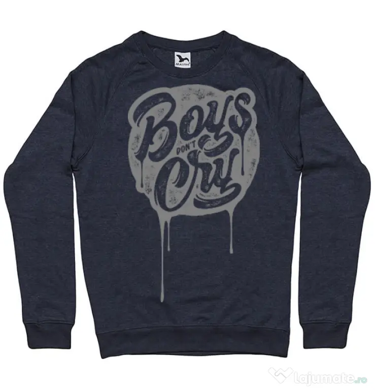 Bluza ADLER barbat Boys Dont Cry Denim inchis