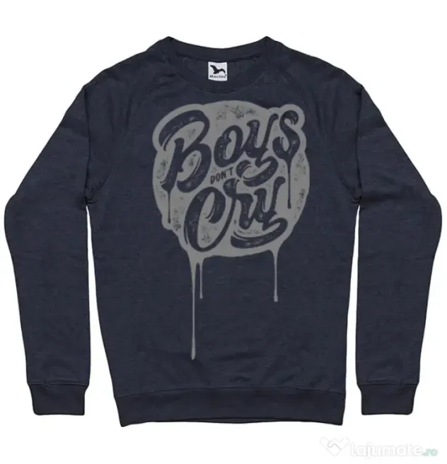 Bluza ADLER barbat Boys Dont Cry Denim inchis