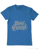 Tricou ADLER barbat Stand Your Ground Albastru azuriu