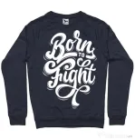 Bluza ADLER barbat Born To Fight Denim inchis