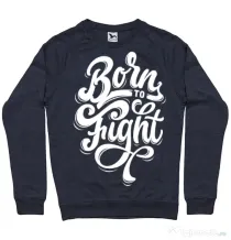 Bluza ADLER barbat Born To Fight Denim inchis