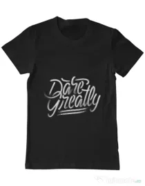 Tricou ADLER barbat Dare Greatly Negru