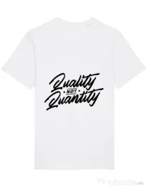 Tricou STANLEY STELLA barbat Quality not quantity Alb