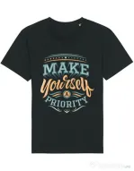 Tricou STANLEY STELLA barbat Make yourself a priority Negru