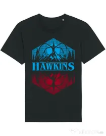 Tricou STANLEY STELLA barbat Welcome to Hawkins Negru