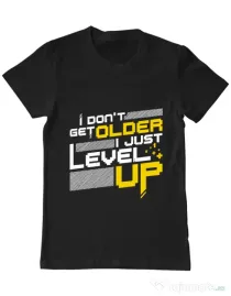 Tricou ADLER barbat I dont get older Negru