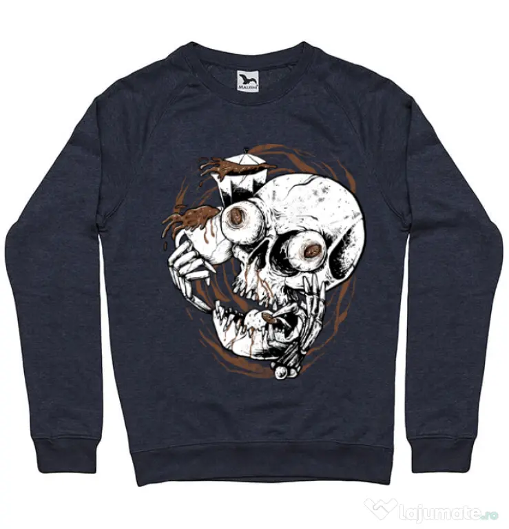 Bluza ADLER barbat Coffee Addict Denim inchis