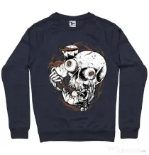 Bluza ADLER barbat Coffee Addict Denim inchis
