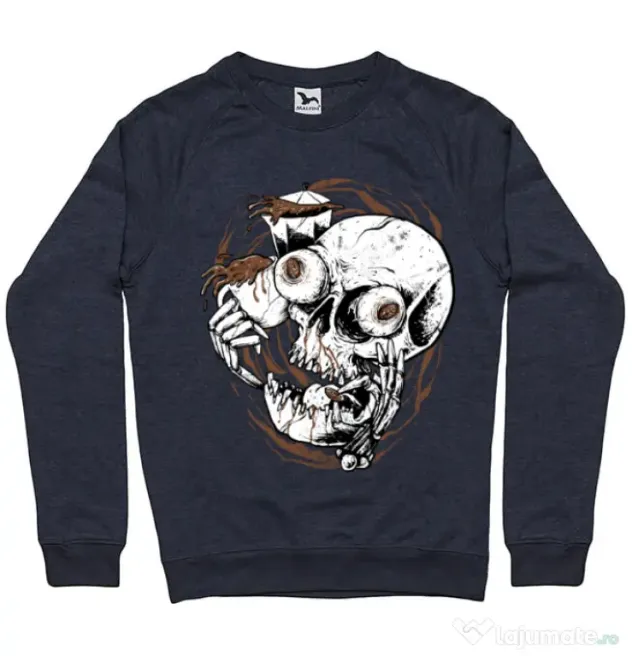Bluza ADLER barbat Coffee Addict Denim inchis
