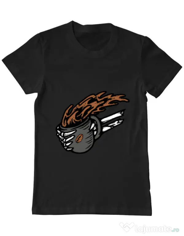 Tricou ADLER barbat Coffee First Negru