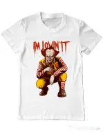 Tricou ADLER barbat I'm Lovin IT Alb