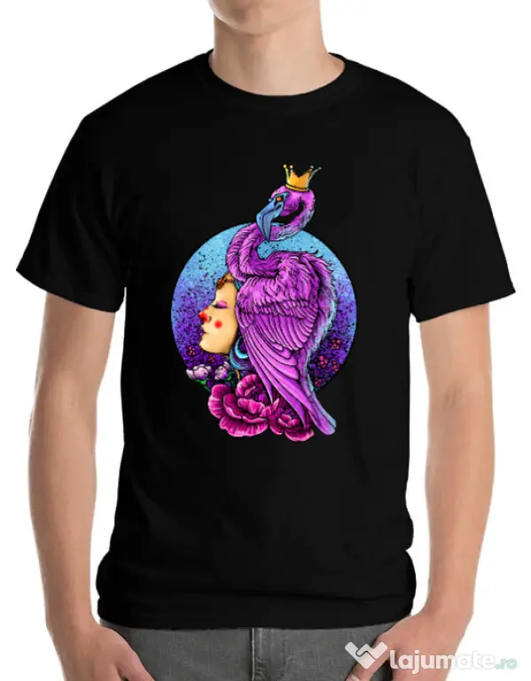 Tricou ADLER barbat Queen Negru