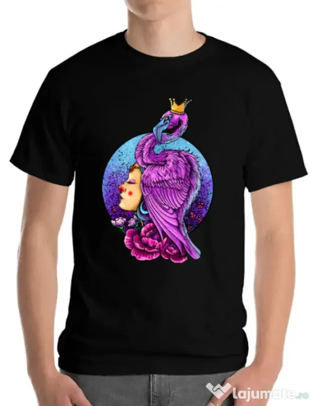 Tricou ADLER barbat Queen Negru