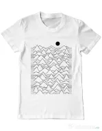 Tricou ADLER barbat Mountains Alb