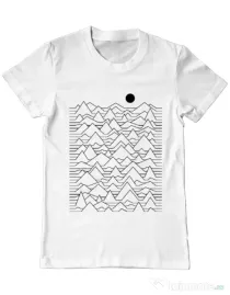 Tricou ADLER barbat Mountains Alb