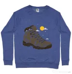 Bluza ADLER barbat Adventure Boot Albastru melanj