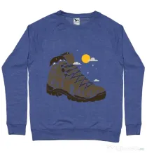 Bluza ADLER barbat Adventure Boot Albastru melanj