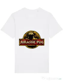 Tricou STANLEY STELLA barbat Jurassic Pug Alb