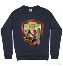 Bluza ADLER barbat The Barbarian Denim inchis