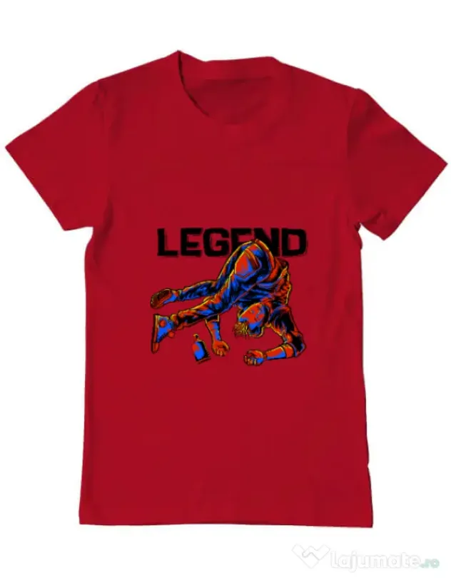 Tricou ADLER barbat LEGEND Rosu