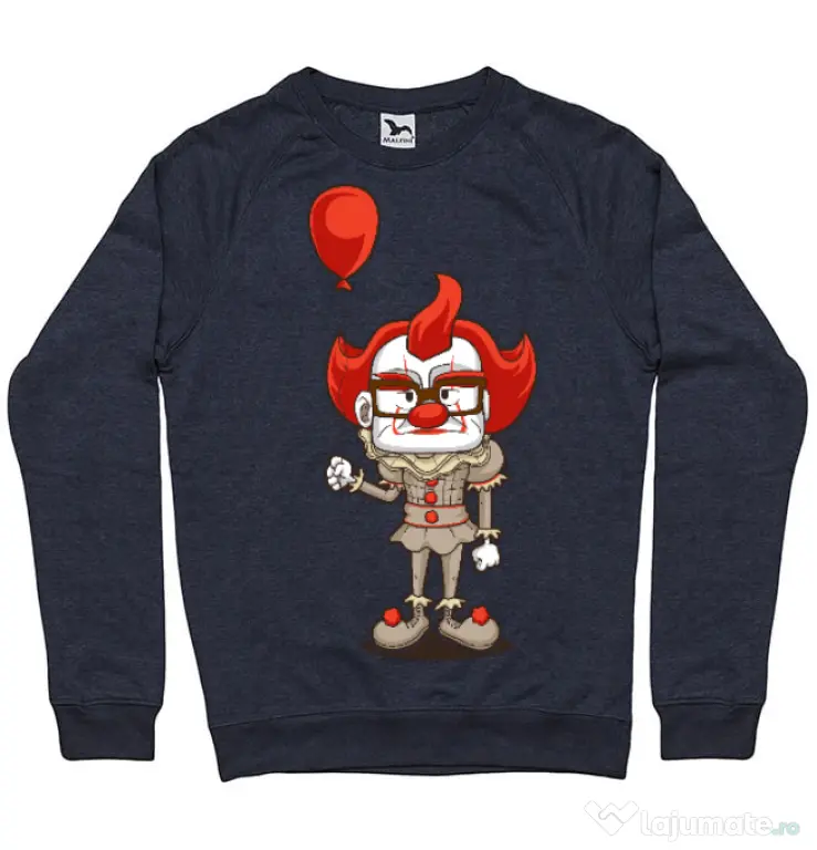 Bluza ADLER barbat NICE CLOWN Denim inchis