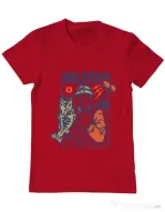 Tricou ADLER barbat SELFISH Rosu