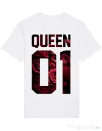 Tricou STANLEY STELLA barbat Flower queen Alb
