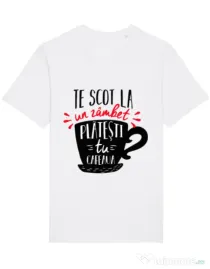 Tricou STANLEY STELLA barbat Te scot la un zambet Alb