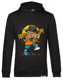 Hoodie barbat cu gluga The nightmare Negru