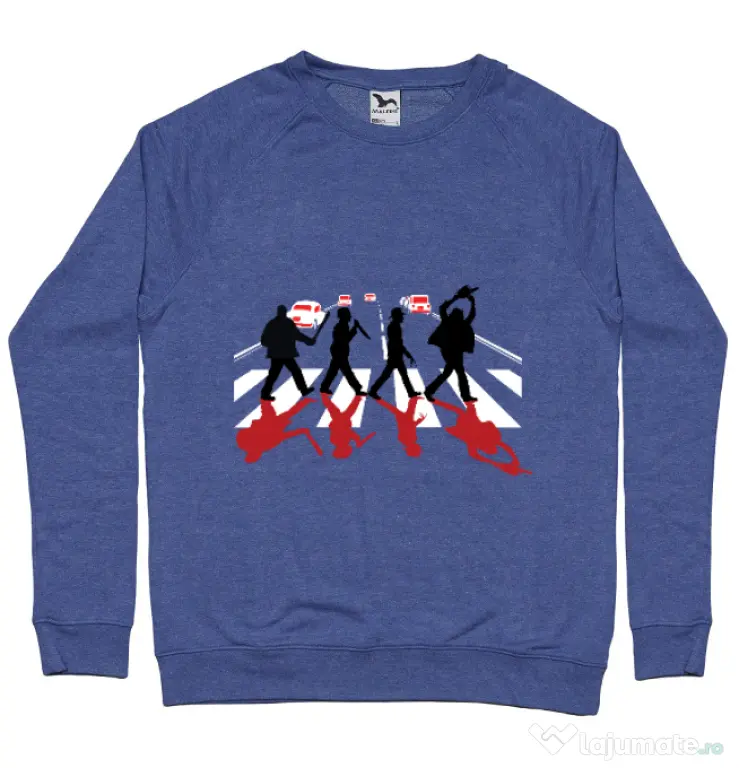 Bluza ADLER barbat Abbey road killer Albastru melanj