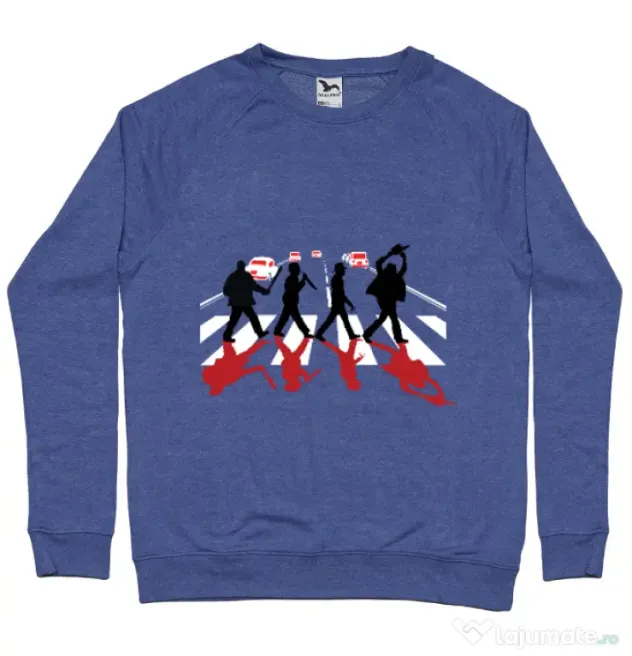 Bluza ADLER barbat Abbey road killer Albastru melanj