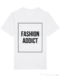 Tricou STANLEY STELLA barbat Fashion addict Alb