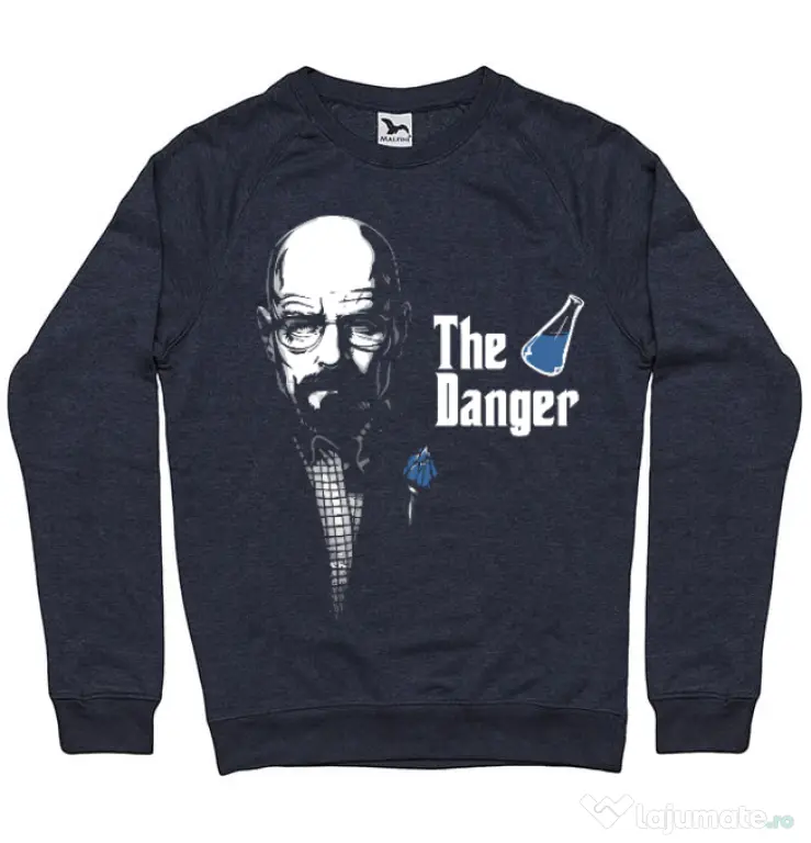 Bluza ADLER barbat Tricou The danger Denim inchis