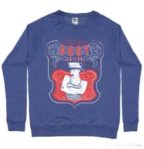Bluza ADLER barbat Ahoy sailor Albastru melanj